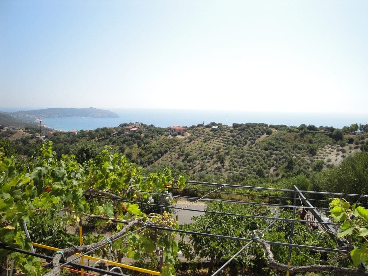 Vista dalla frazione San Nicola di Centola verso la baia di Palinuro